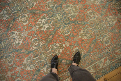 6.5x10 Vintage Distressed Caucasian Carpet