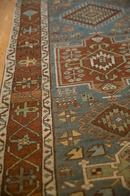 3x14.5 Vintage Distressed Karaja Rug Runner