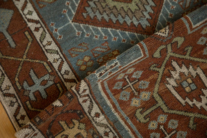3x14.5 Vintage Distressed Karaja Rug Runner