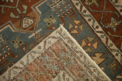 3x14.5 Vintage Distressed Karaja Rug Runner