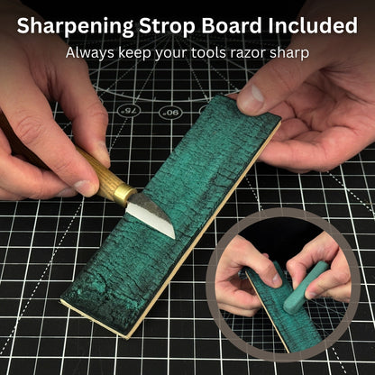 Elephant Carving Kit - Complete Starter Whittling Kit for Beginners, Adults, Teens, and Kids