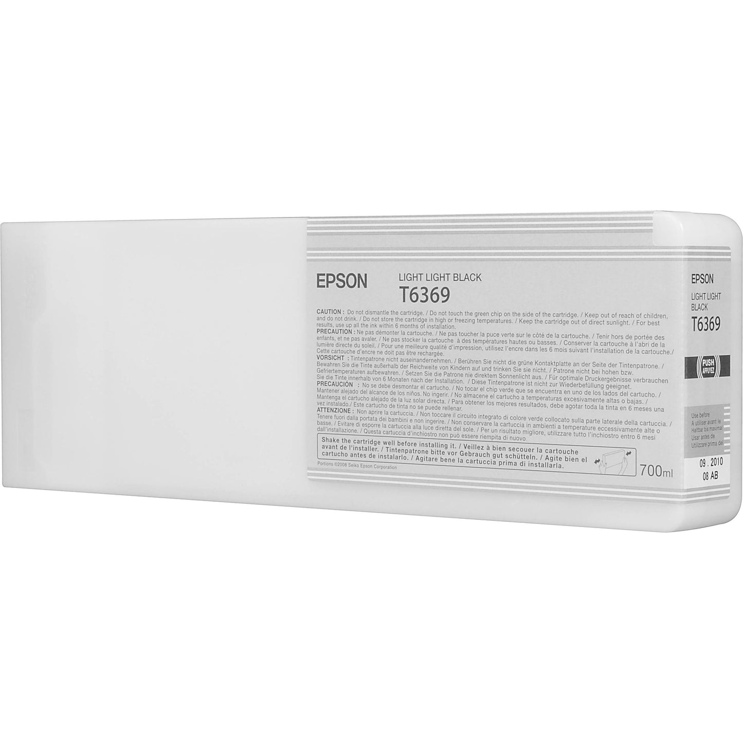 New, Pre-Owned - Epson T6369 Light Light Black Ink Cartridge, T636900