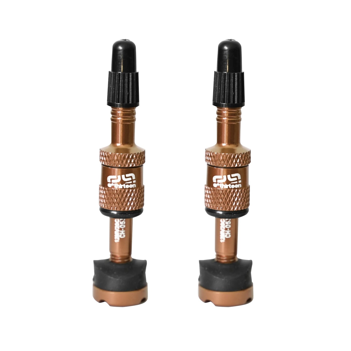 E*thirteen Quick Fill Plasma Valves(19-23mm Rim) Pair - Brz