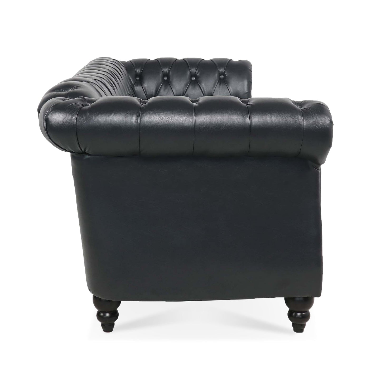 Man Cave 84.65' Arm Chesterfield Three Seater Sofa
