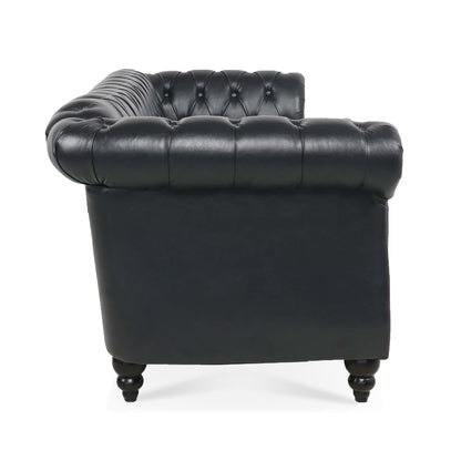Man Cave 84.65' Arm Chesterfield Three Seater Sofa