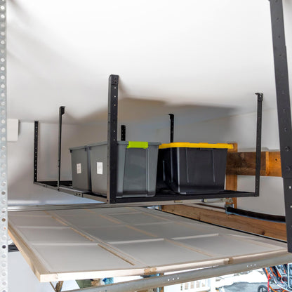 3' x 8' Faber Overhead Garage Storage with Hooks | Holds 700 lbs