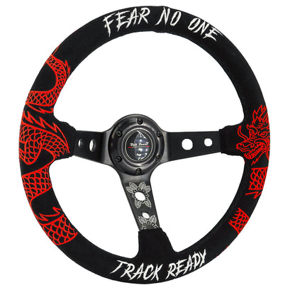 Track Ready Suede Steering Wheel Hub Adapter For Dodge GM Buick Chevy Vehicles