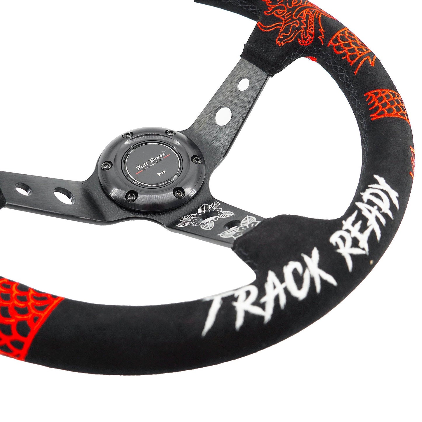 Track Ready Suede Steering Wheel Hub Adapter For Dodge GM Buick Chevy Vehicles