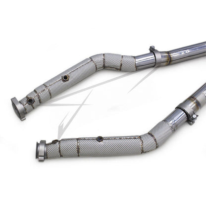 Catless Race Stainless Downpipe for Mercedes Benz AMG GT63 W463 5.5T