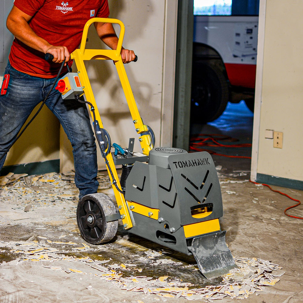 Electric Floor Scraper Vinyl Stripper Carpet Wood Floor Remover