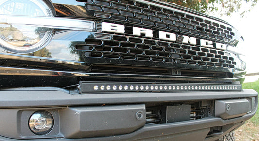 2021+ Ford Bronco Standard Bumper 40in Light Bar - Slim