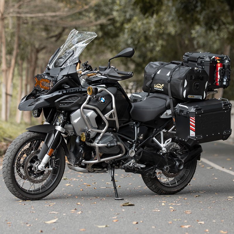 LOBOO Fuel Tank Crash Bar for BMW R1250GS Adventure (2019-on) – Stainless Steel Upper Protection Bar with Auxiliary Light Mounts
