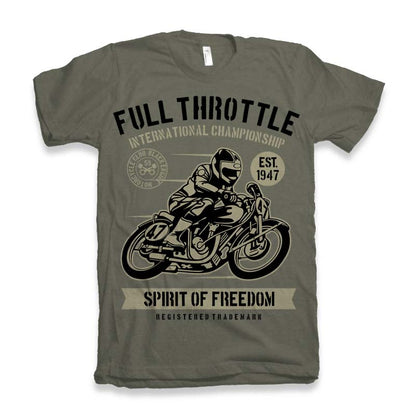 Fuul Throttle Men's Bamboo Viscose/Organic Cotton Short Sleeve Graphic T-Shirt