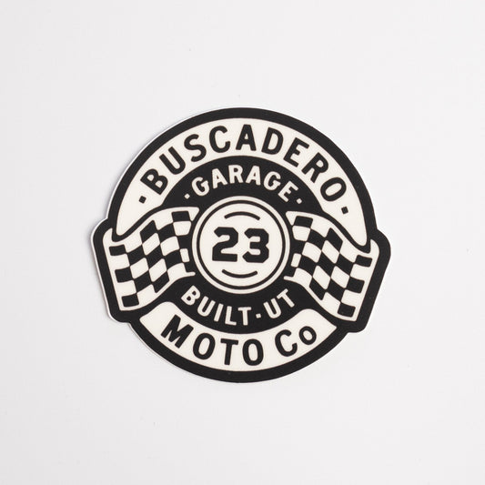 "Garage Built"  Sticker
