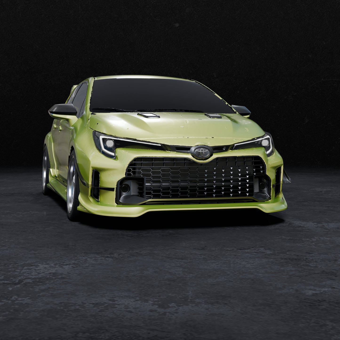 Front Lip V2 – TOYOTA GR COROLLA (ZENKI, E210, 2023-2024)