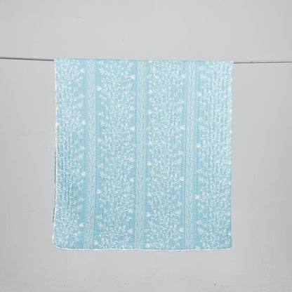 Blue Floral Quilt Set - Senna Collection