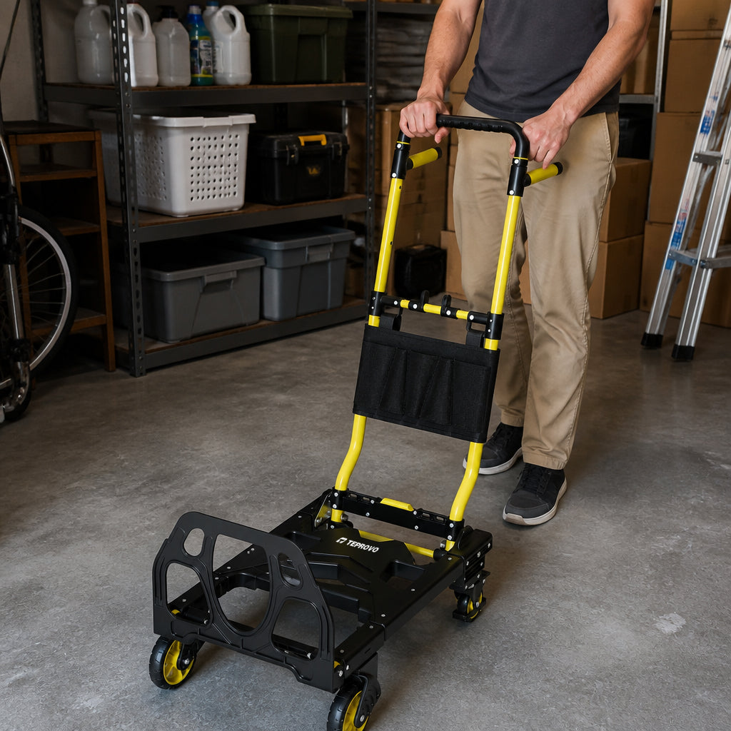 330lb 2-in-1 Folding Hand Truck Dolly