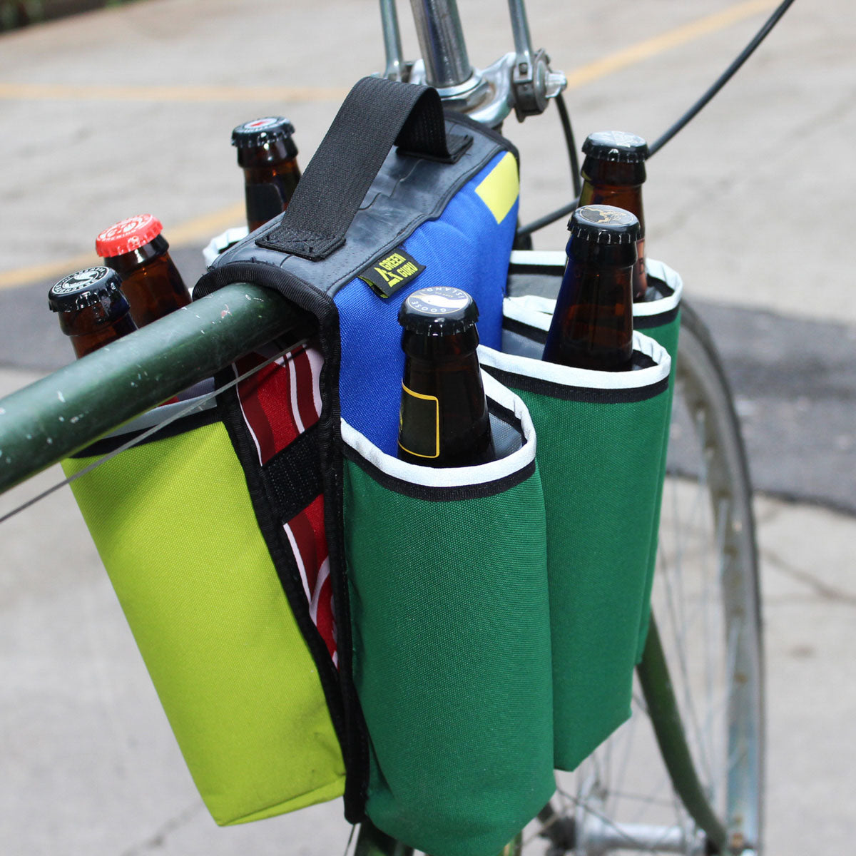 Green Guru - Sixer 6-Pack Bottle Holder - Multi-color