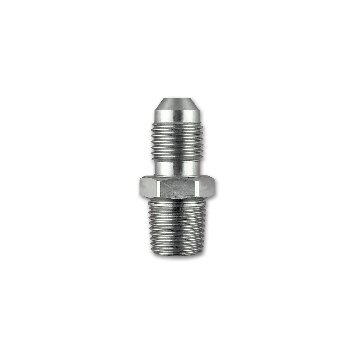 AN3 Male to 1/8" NPT Male Straight Adapter HEL Stainless Steel