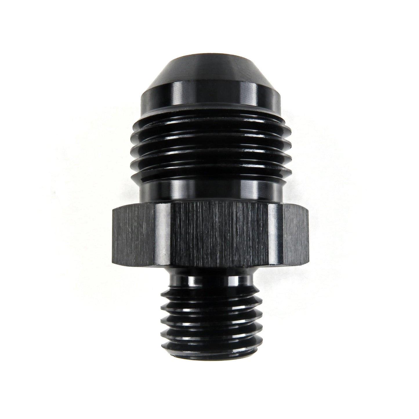 AN8 Male to M12 x 1.5 Male Straight Adapter HEL Aluminium