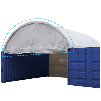 Half Front Panel for W40'xL40'xH13'