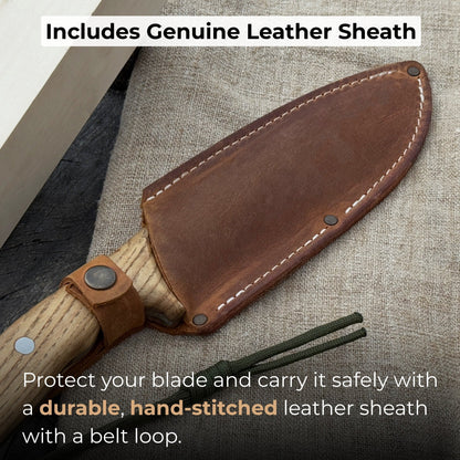 Hand-Forged Bushcraft Knife, 15.5 cm (6.1 inches)