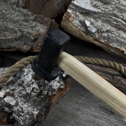 Hand-Forged Double Blacksmith's Hammer, 1.5 kg (3.3 lbs)