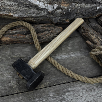 Hand-Forged Double Blacksmith's Hammer, 1.5 kg (3.3 lbs)