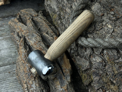 Hand-Forged Leather Hammer, 500 g (17.6 oz)