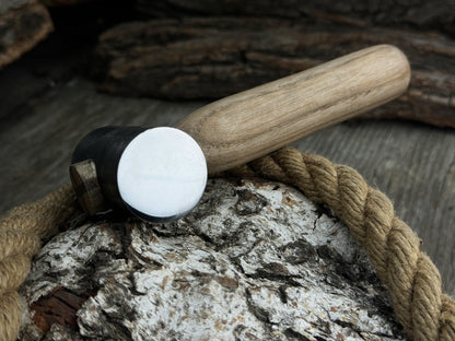 Hand-Forged Leather Hammer, 500 g (17.6 oz)