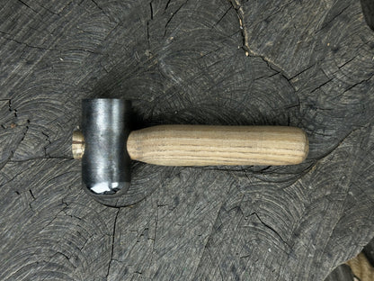 Hand-Forged Leather Hammer, 500 g (17.6 oz)