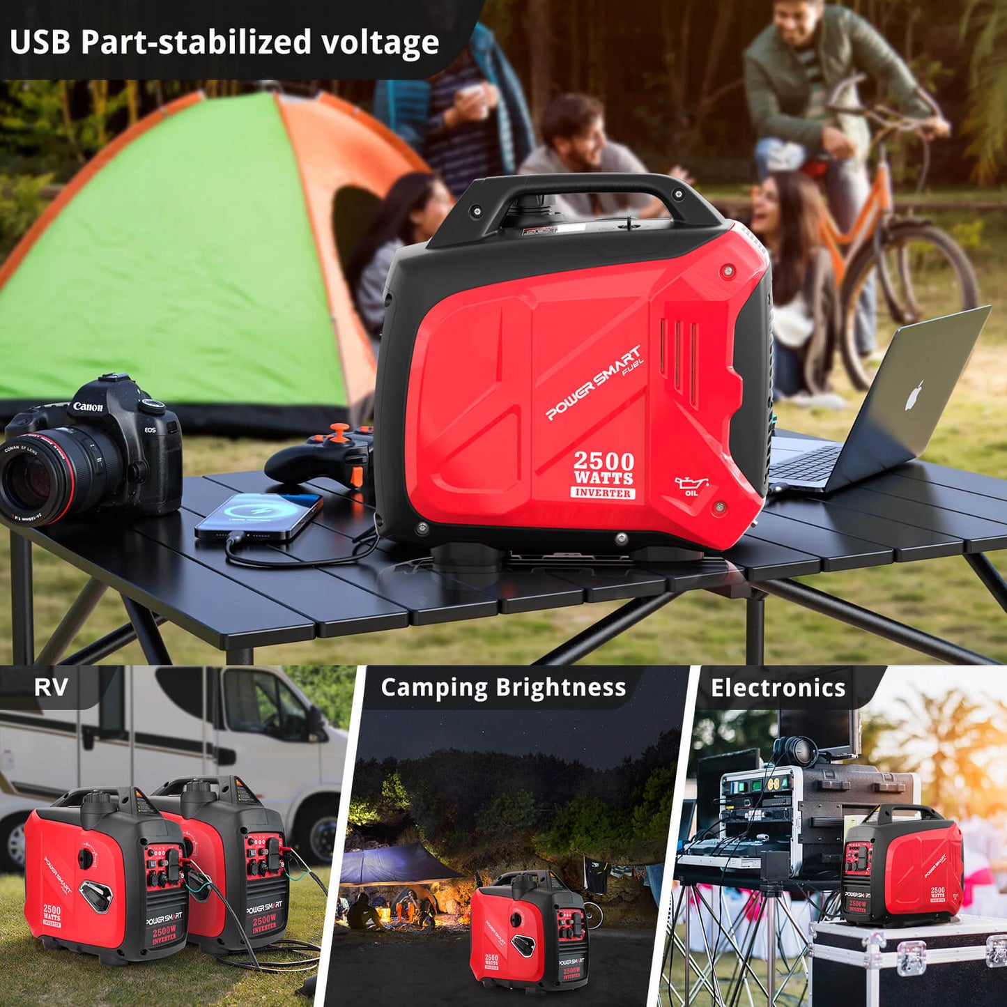 2500W inverter Gas Generator HB5020