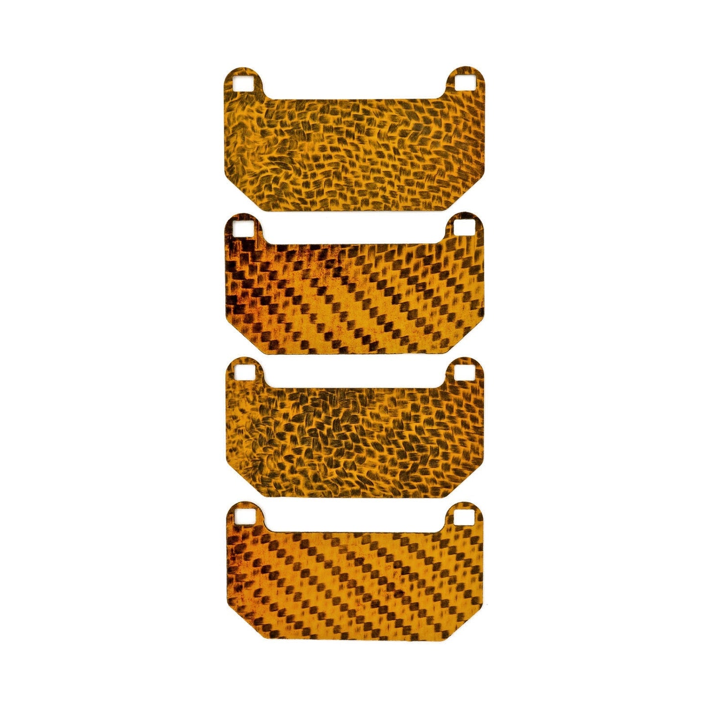 HEL Performance Carbon Fiber Brake Pad Shims for Audi RS3 LMS TCR 2016-on