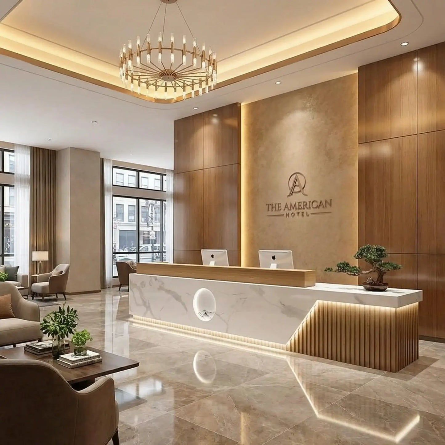 Ovelle · Front Reception Desk