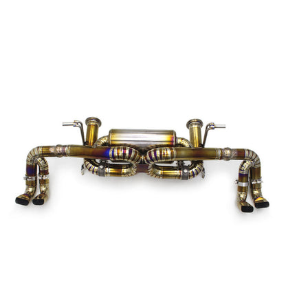 Titanium True F1 Valved Exhaust System for Audi R8 2008–15 Type 42
