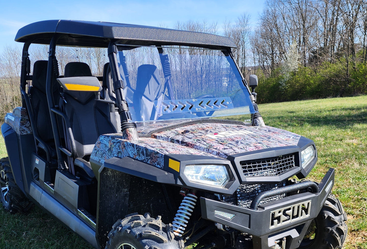 HiSun Strike 1000 Crew - 1 Pc Scratch-Resistant Windshield
