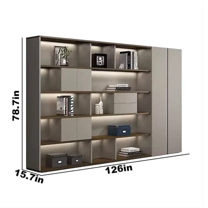 Fenwick · Office Shelves w/ Lighting & Storage