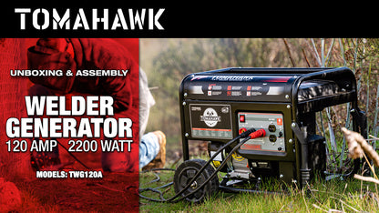 PRE ORDER: 120 Amp Engine Driven Welder Generator 2200 Watt 7 HP Gas Powered