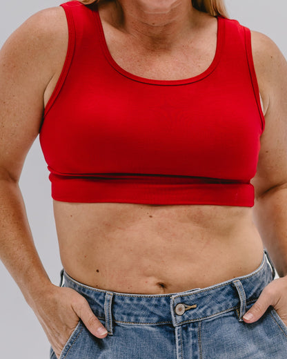 Classic Wide Strap Tank Halftee