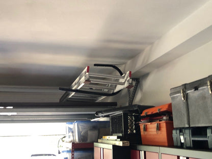 Hi-Port 1 | Ladder Storage Ceiling Rack  | Holds 50 lbs