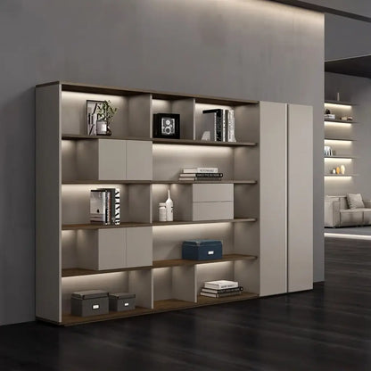Fenwick · Office Shelves w/ Lighting & Storage