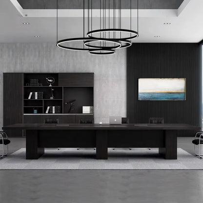Hendley · Black Conference Room Table