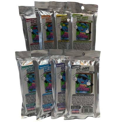 Bio-Bombs Air Freshener Bars: The Great Eight Variety Pack
