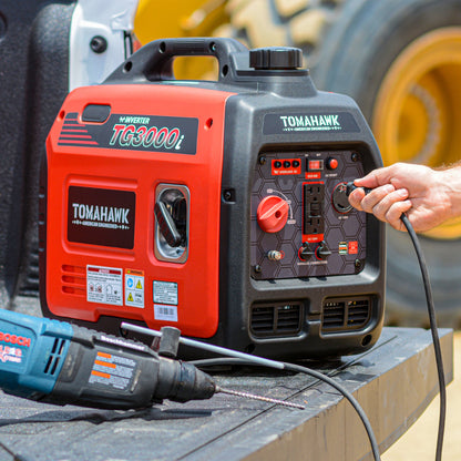 3000 Watt Inverter Generator Super Quiet Portable Gas Power Professional Use