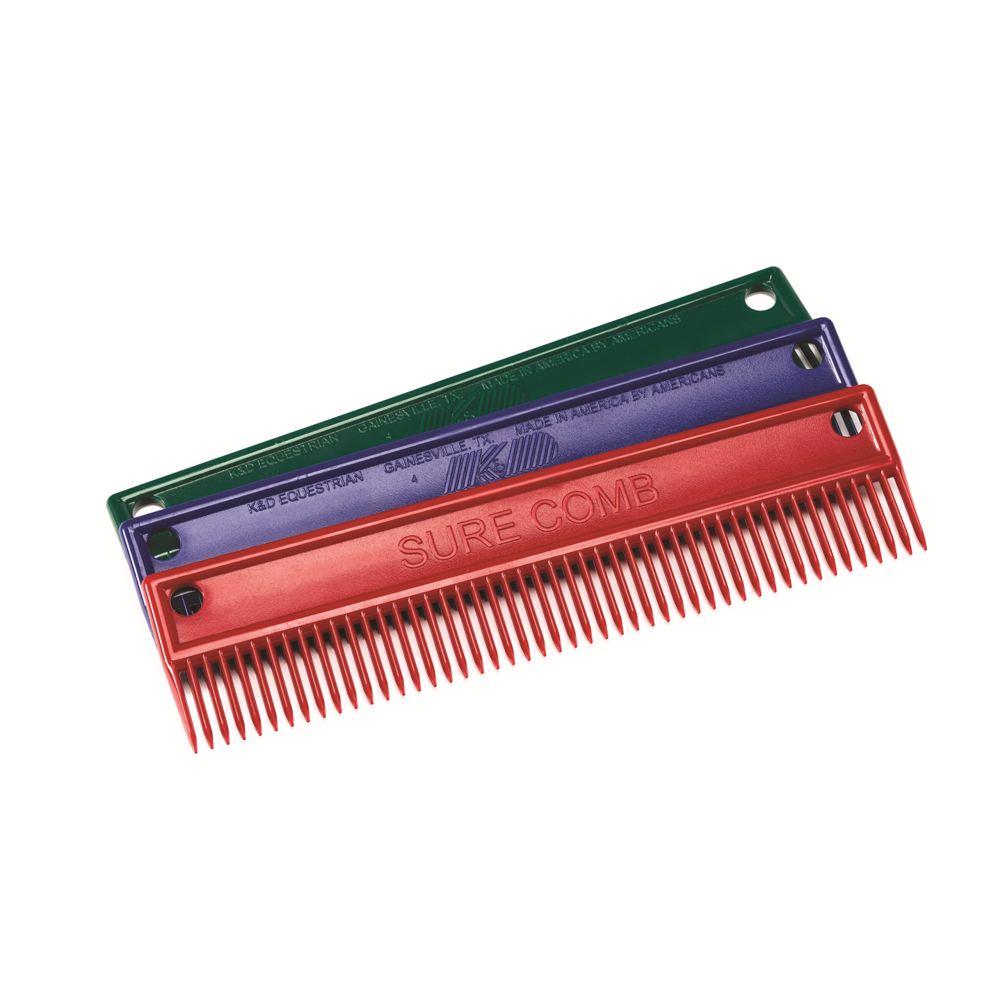 KD-113 Sure Comb | Wide-Tooth Mane & Tail Detangling Comb