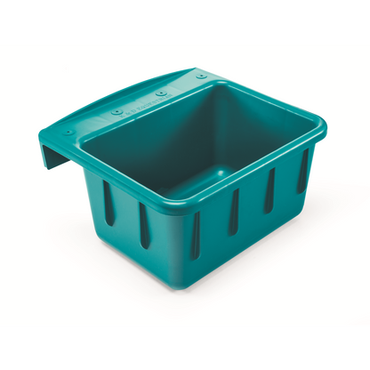 KD-153 Wall/Fence Feeder | 6 Qt Mounted Feeder for Small Livestock