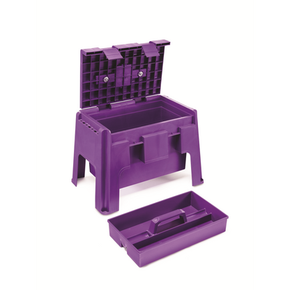 KD-164 Grooming Stool | 3-in-1 Barn Step, Seat & Storage Box