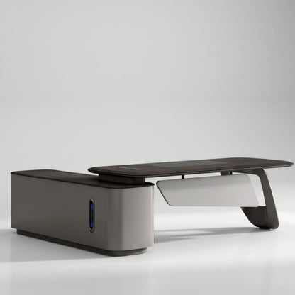 Veris · Modern L-Shaped Executive Desk