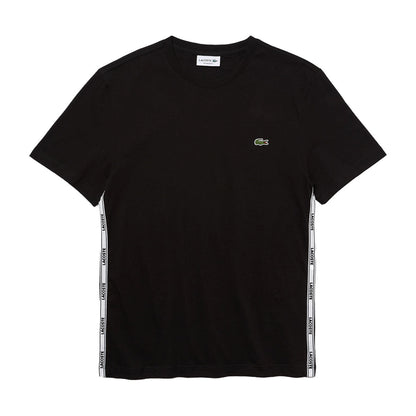 Lacoste Men's Logo Tape Crew Neck Cotton T-Shirt