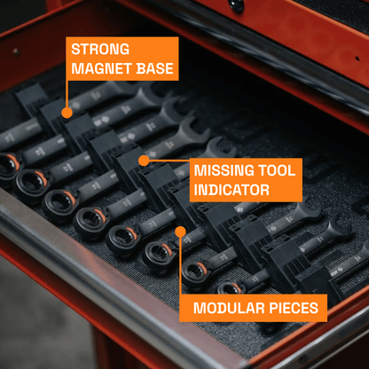 Large Wrench Organizers - Angled